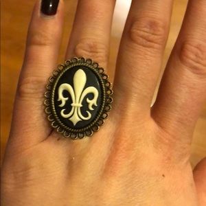 Fleur De Lis Costume Ring